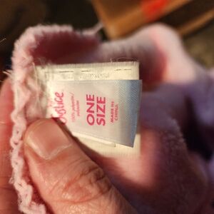 Justice Pink Fuzzy Scarf